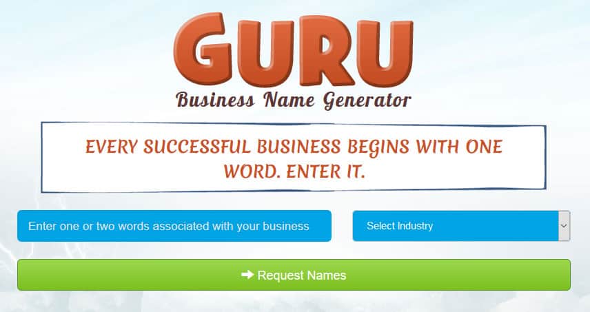 GURU Business Name Generator